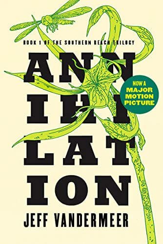 This is a cover of Annihilation by Jeff Vandermeer. Example of what eco-fiction is.