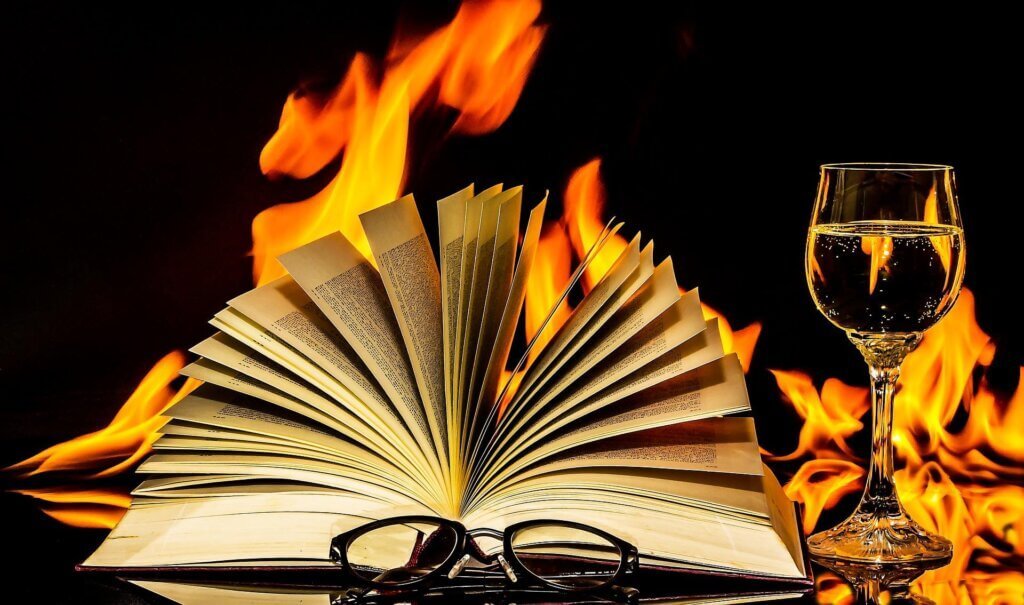 public reading going down in flames